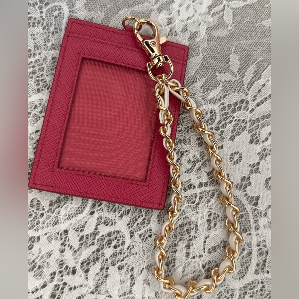 PRADA Card Holder with Gold Chain - Picture 3 of 3